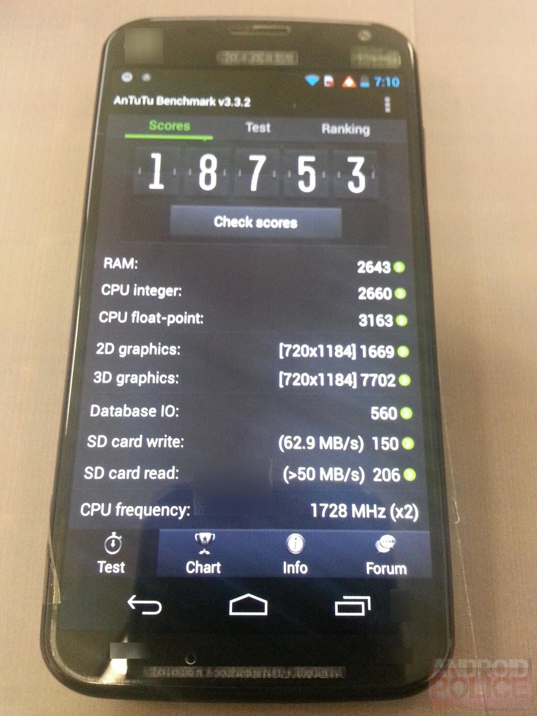 Moto X benchmark 1