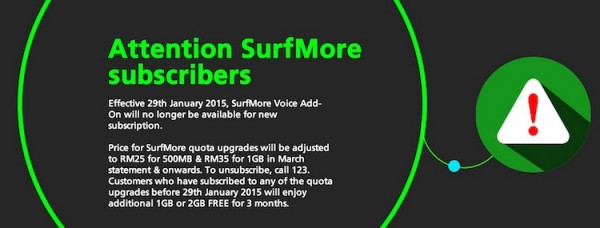 Maxis surfmore plan updates 29 january 2015