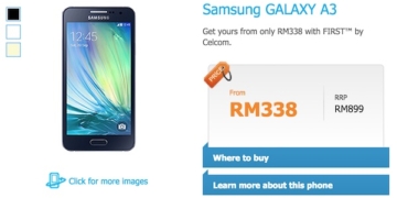 Celcom Samsung Galaxy A3