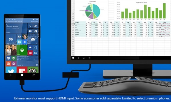 Windows Continuum for Windows 10 Phones