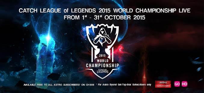 LoL 2015 World Championship on Astro