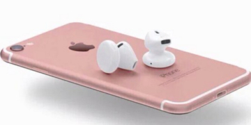 apple airpods mock design