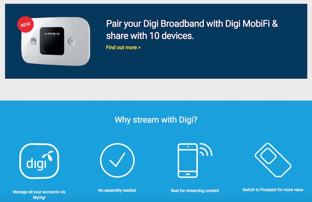 Digi Home Broadband Mobifi and Why Stream with Digi