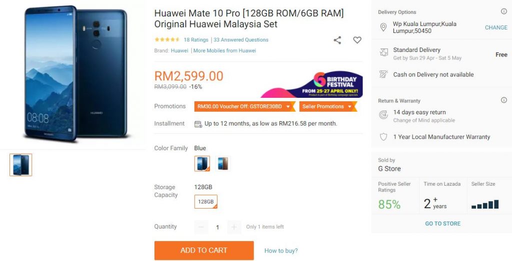 mate 10 pro lazada deal 5