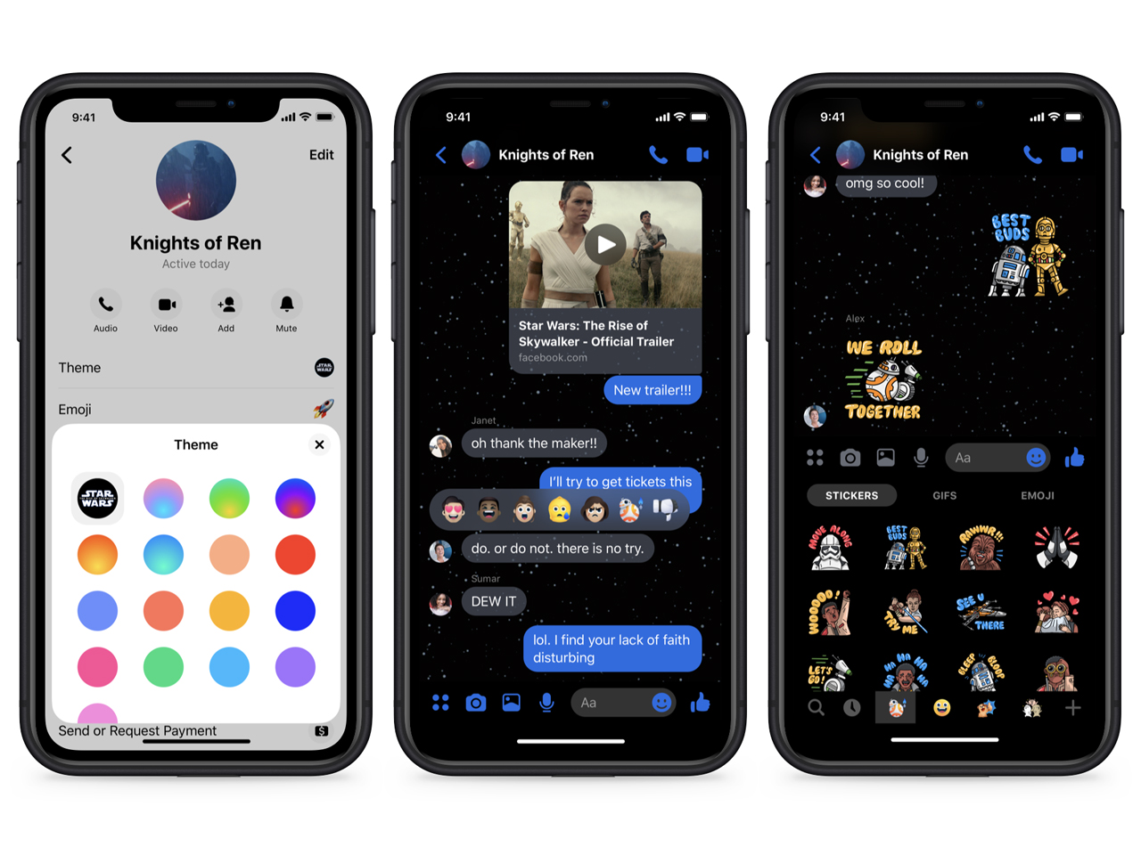 star wars theme messenger 2