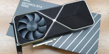 NVIDIA GeForce RTX 3090 FE product shot 2