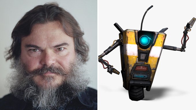 Jack Black Claptrap Borderlands movie