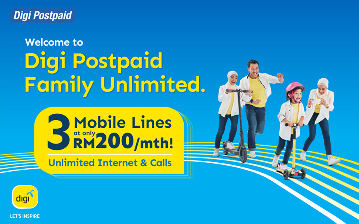 Digi Family Unlimited Plan Fibre lowyat