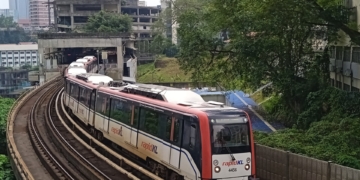 ampang sri petaling lrt rapid kl rail suspended