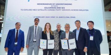 CelcomDigi MOU SES Satellite Connectivity Malaysia