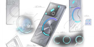 Infinix GT 20 Pro design sketch