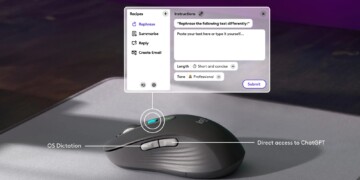 Logitech Signature AI Edition M750 Logi AI Prompt Builder