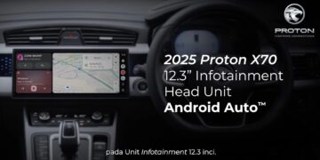 Android Auto arrives for the 2025 Proton X70