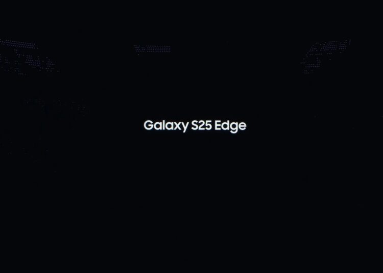 Samsung Galaxy S25 Edge teaser crop